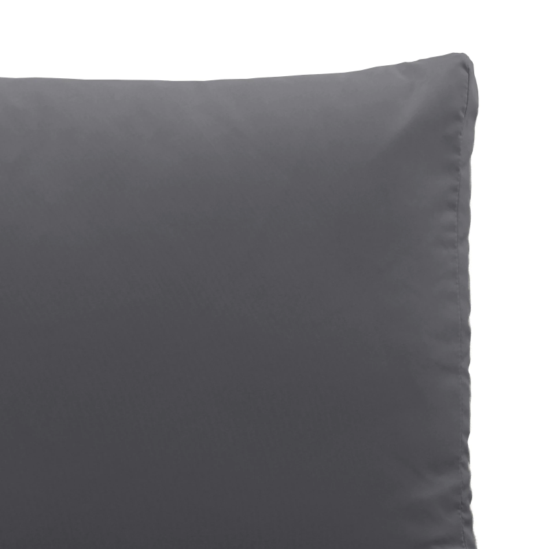 vidaXL Dārza dīvāns ar spilvenu Antracīts 200,5 x 70 x 85,5 cm Tērauds