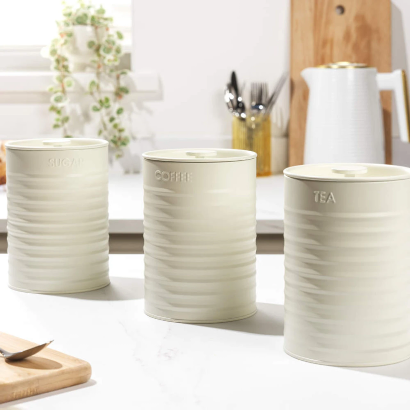 Russell Hobbs RH03268CEU7 3-Piece Countertop Canister Set