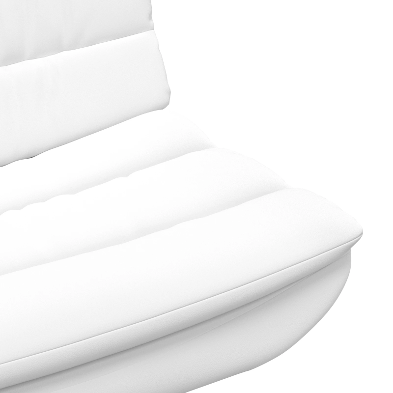 vidaXL Grozāmkrēsls Balts 63 x 75 x 76 cm PU