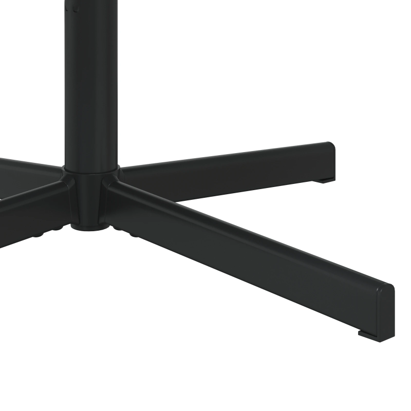 vidaXL Grozāmkrēsls Melna 63 x 75 x 76 cm Spīdīgs PU