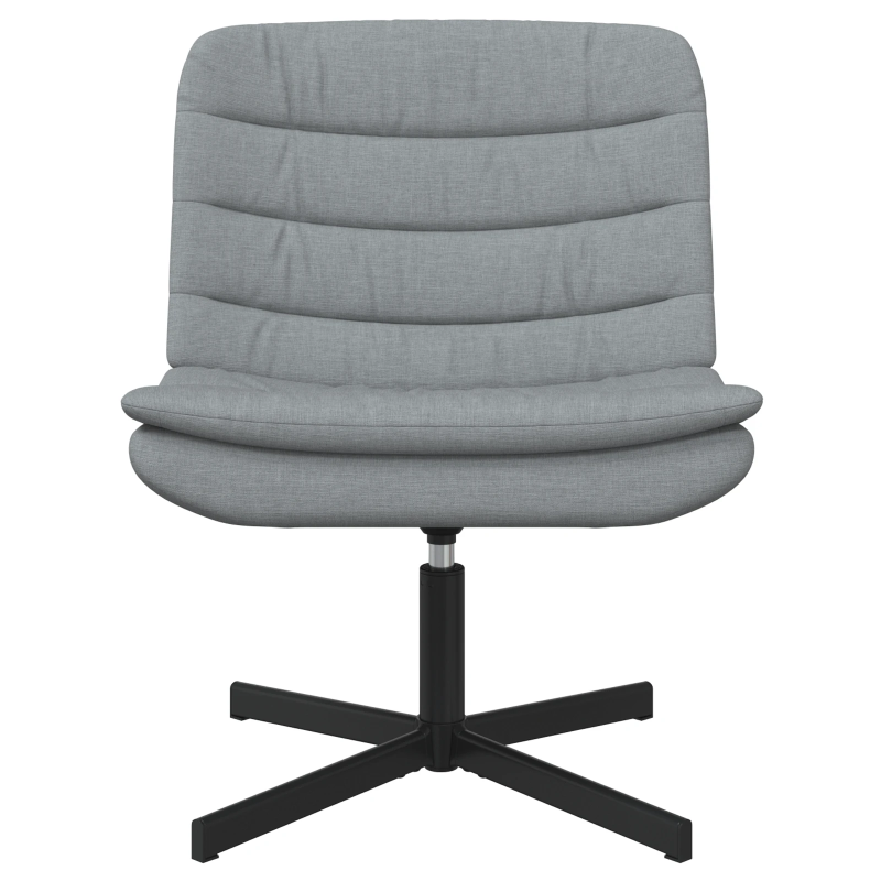 vidaXL Grozāmkrēsls Gaiši pelēks 63 x 75 x 76 cm audums