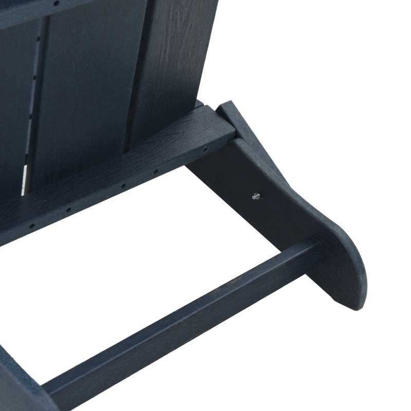 vidaXL Dārza krēsls 2 pcs Tumši zils 80.5 x 74.5 x 92 cm Polietilēns