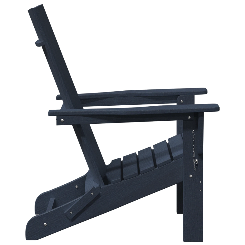 vidaXL Dārza krēsls 2 pcs Tumši zils 80.5 x 74.5 x 92 cm Polietilēns