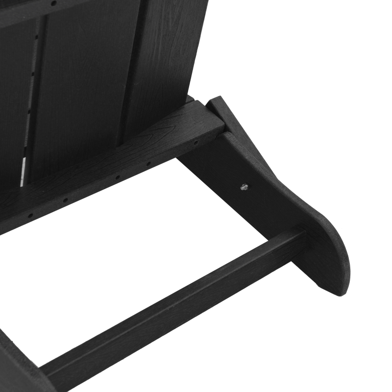 vidaXL Dārza krēsls 3 pcs Melna 80.5 x 74.5 x 92 cm Polietilēns