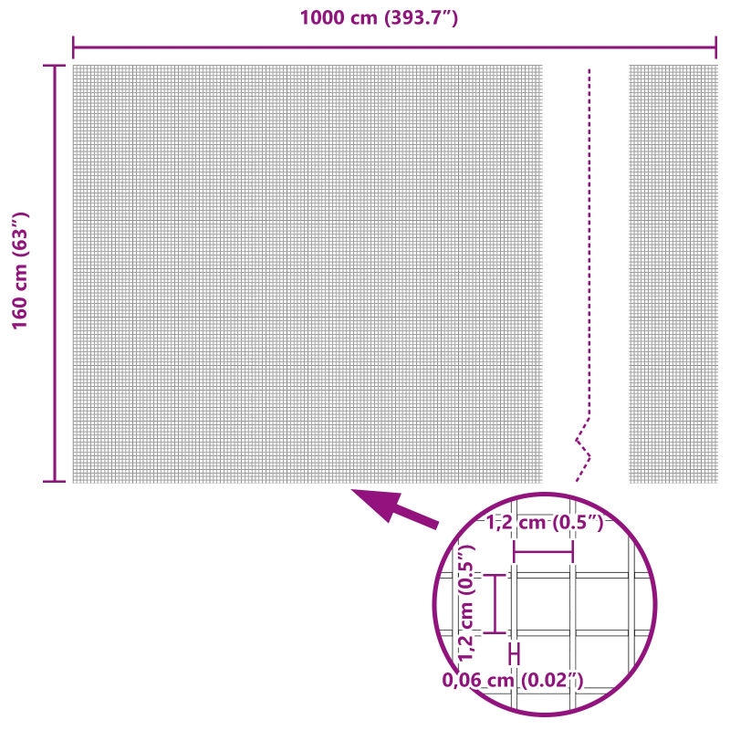 vidaXL Metinātās stieples žogs Sudraba 1.6 x 10 m