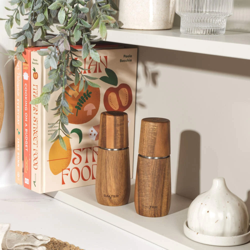 Salter BW13049APEU7 Edith Acacia Pepper Mill