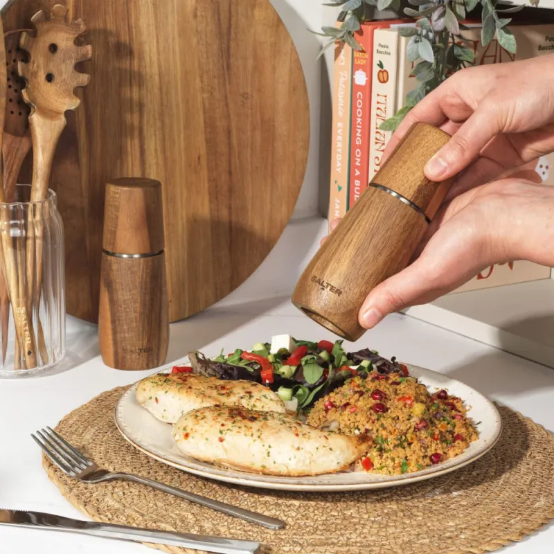 Salter BW13049APEU7 Edith Acacia Pepper Mill