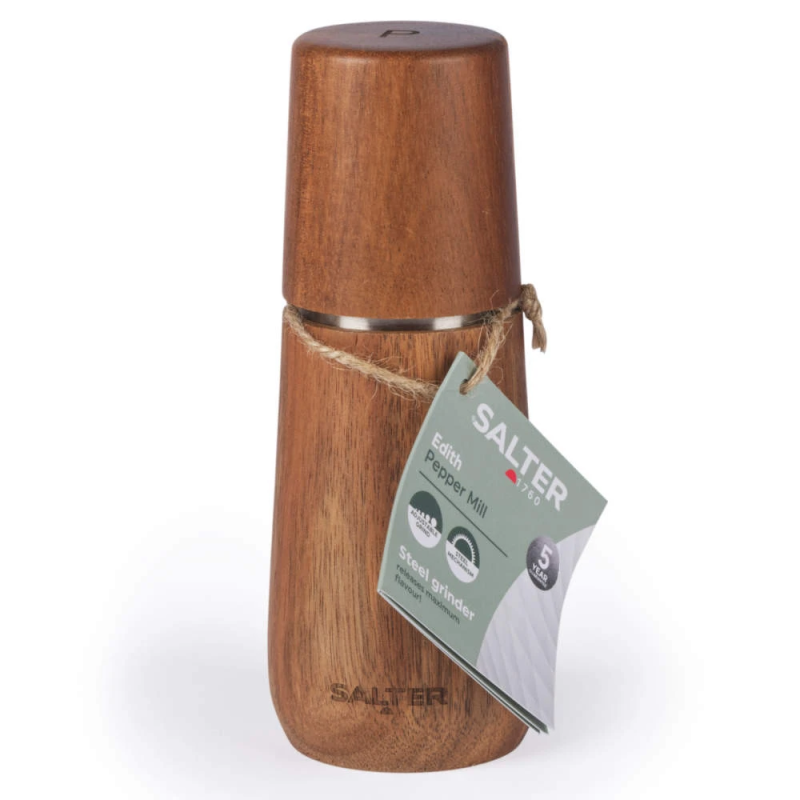 Salter BW13049APEU7 Edith Acacia Pepper Mill