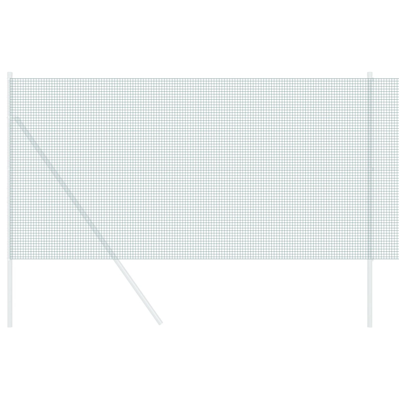 vidaXL Metinātās stieples žogs Zaļa 1.4 x 25 m