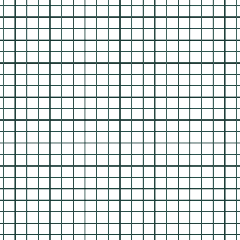 vidaXL Metinātās stieples žogs Zaļa 0.6 x 50 m