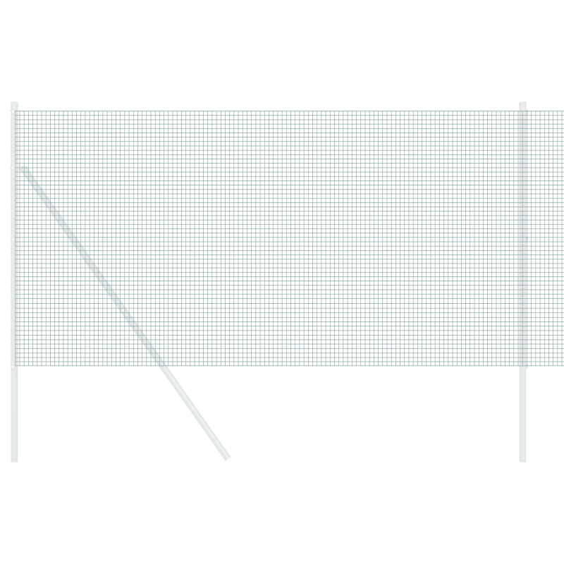 vidaXL Metinātās stieples žogs Zaļa 1 x 50 m