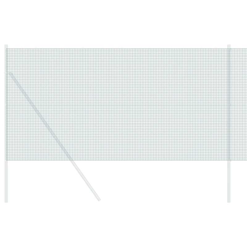 vidaXL Metinātās stieples žogs Zaļa 1.2 x 50 m