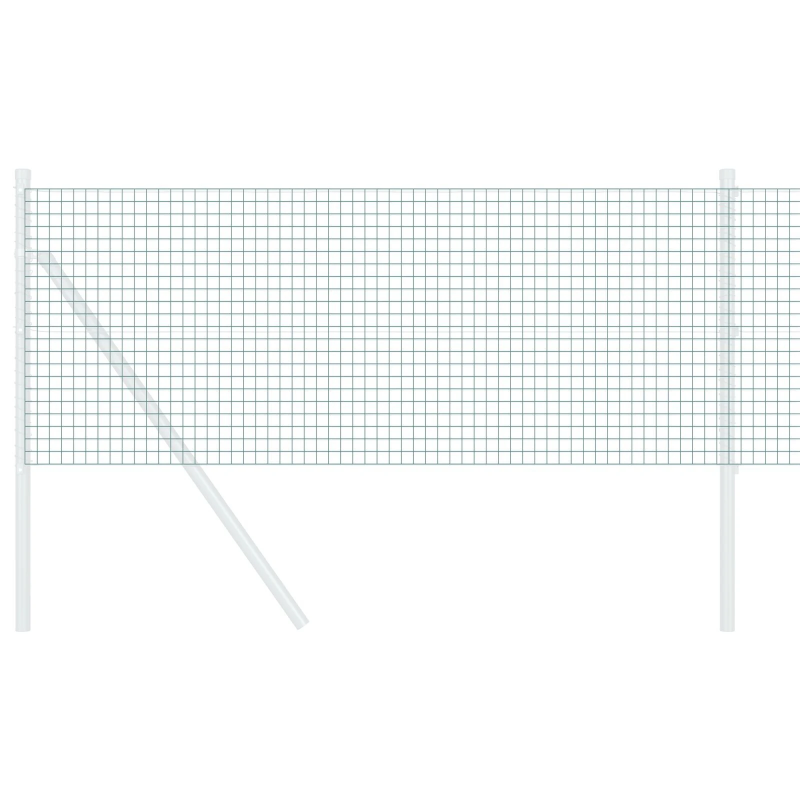 vidaXL Metinātās stieples žogs Zaļa 0.5 x 100 m