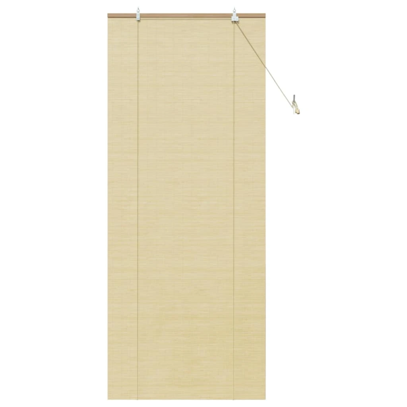vidaXL Rullo žalūzija ar aizkariem Daba 80 x 220 cm Bambuss