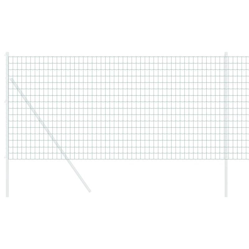 vidaXL Eiropas žogs Zaļa 1,2 x 10 m PVC pārklāts dzelzs