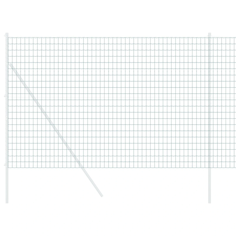 vidaXL Eiropas žogs Zaļa 1,5 x 10 m PVC pārklāts dzelzs