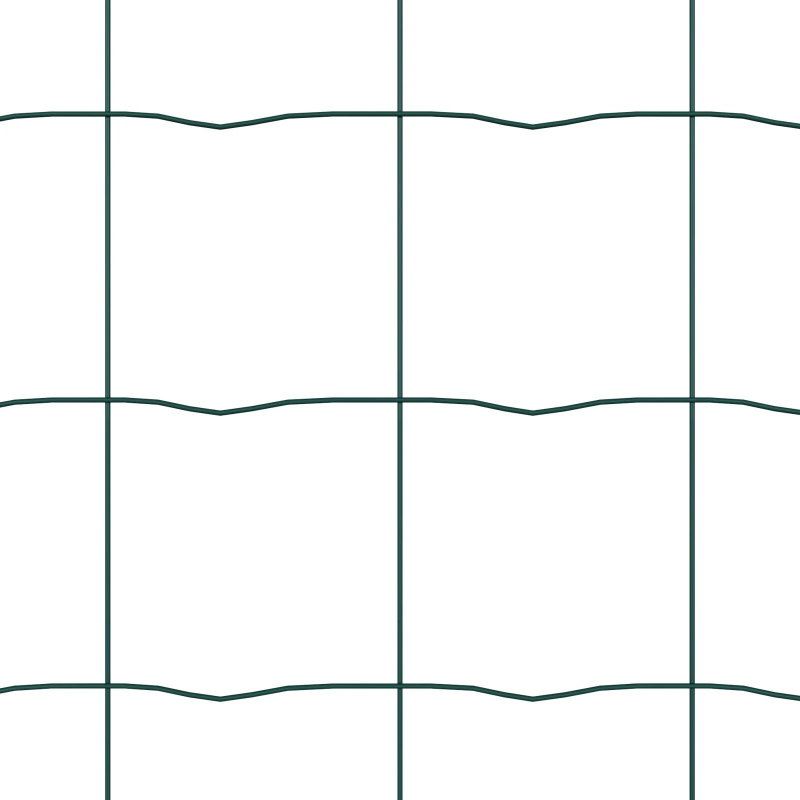 vidaXL Eiropas žogs Zaļa 1.6 x 10m PVC pārklāts dzelzs