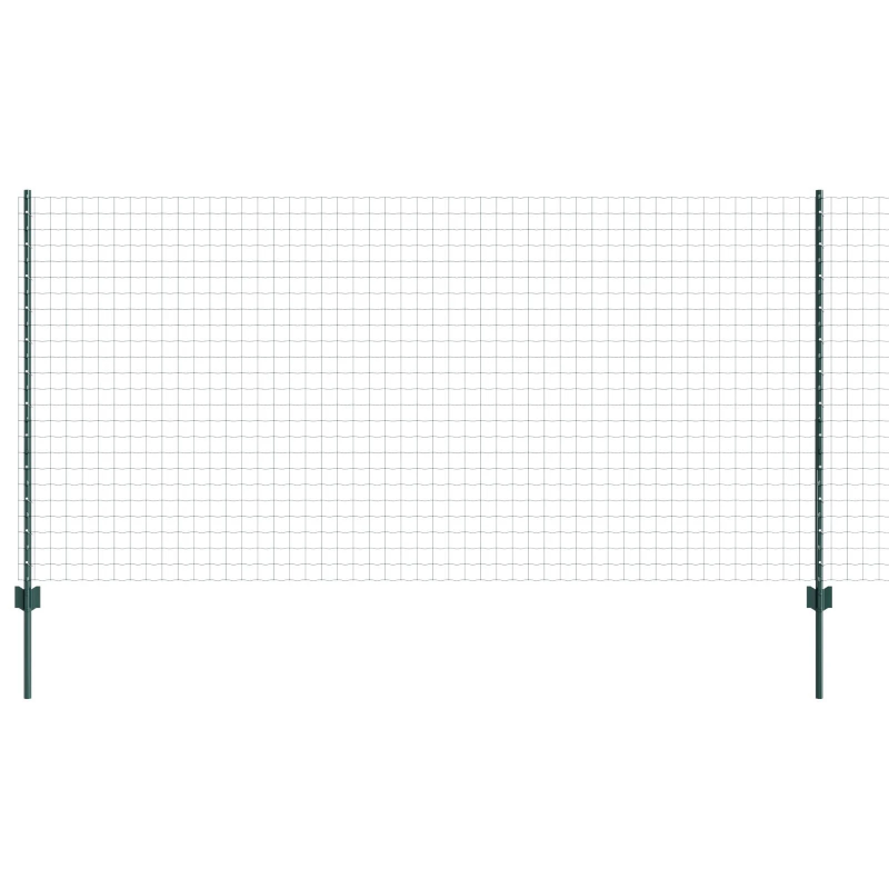vidaXL Žogs ar stabu Zaļa 1,2 x 10 m Tērauds un PVC