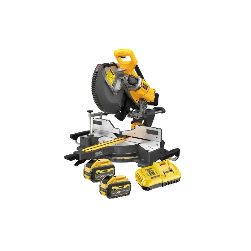DeWALT Leņķzāģis 54V FlexVolt 2x9Ah 305mm