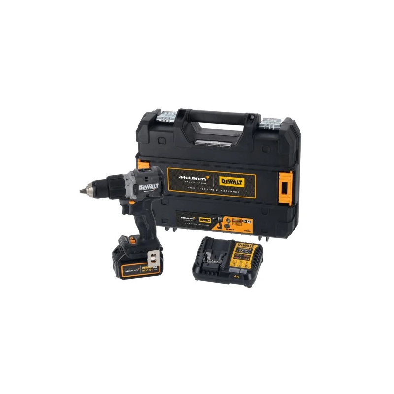 DeWALT McLaren urbjmašīna-skrūvgriezis 18V 1 X 4Ah TSTAK