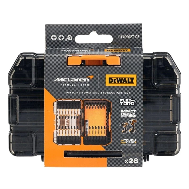 DeWALT McLAREN skruvgriežu uzgaļu komplekts FLEXTORQ 28gb.