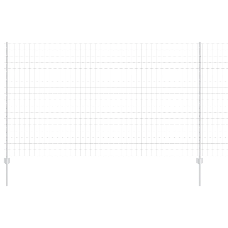 vidaXL Žogs ar stabu Sudraba 1,4 x 10 m Tērauds