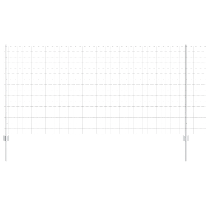 vidaXL Žogs ar stabu Sudraba 1,2 x 25 m Tērauds