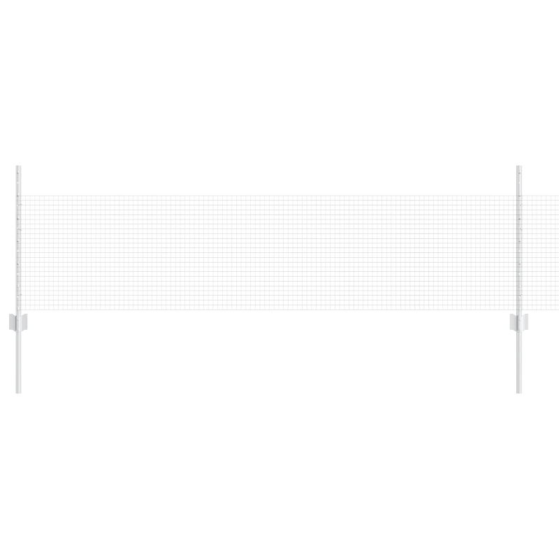 vidaXL Žogs ar stabu Sudraba 0,5 x 10 m Tērauds