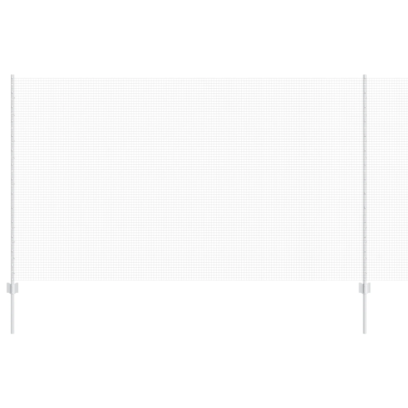 vidaXL Žogs ar stabu Sudraba 1,4 x 10 m Tērauds