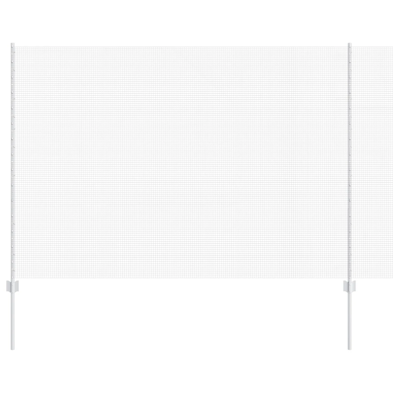 vidaXL Žogs ar stabu Sudraba 1,6 x 10 m Tērauds