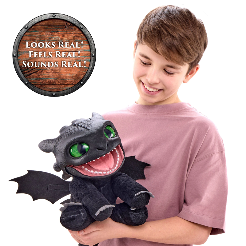 HOW TO TRAIN YOUR DRAGON Real FX Interaktīvā lelle – Nezobs