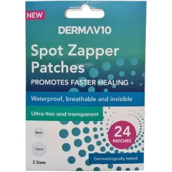 Пластыри DermaV10 для высыпаний и прыщей, 24 шт