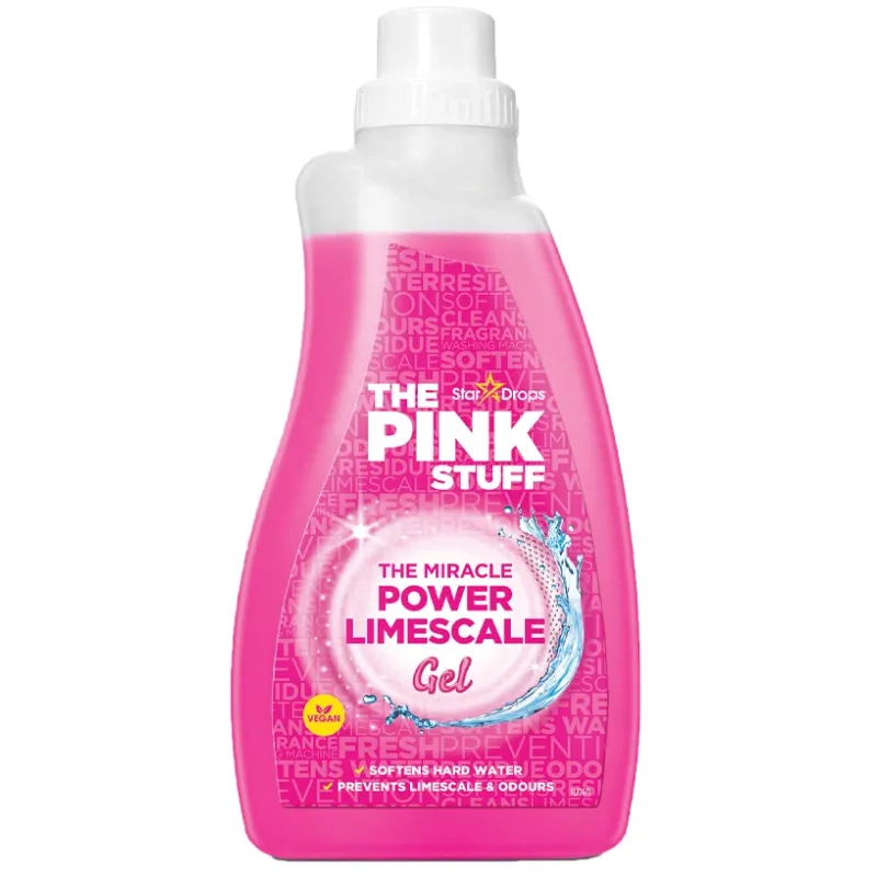 Želeja, kaļķakmens-veļas mazgājamām mašīnām The Pink Stuff, 1 l