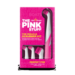 The Pink Stuff elektriskā tīrīšanas birste ar 4 maināmiem uzgaļiem
