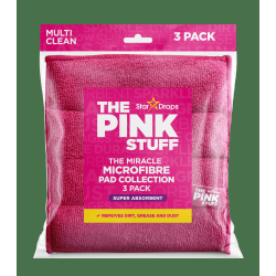 THE PINK STUFF mikrošķiedras sūklis 3gab