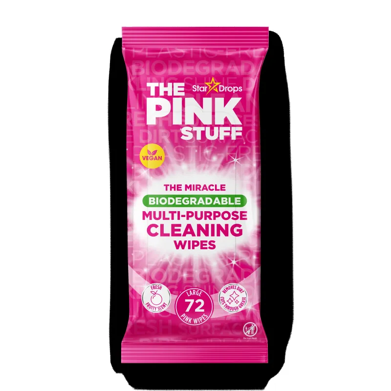 Mitrās salvetes The Pink Stuff, 1 sl, 72 gab.