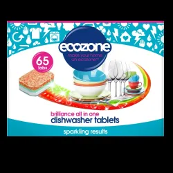 ECOZONE trauku mazg. maš. tabletes Brilliance 65 gab.