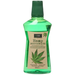 XOC Hemp Mouthwash mutes skalojamais līdzeklis ar kaņepju sēklu eļļu 500 ml