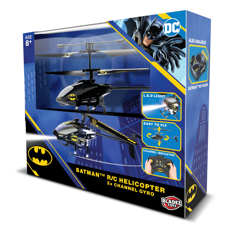 Batman Radiovadāms helikopters Gyro, 22cm