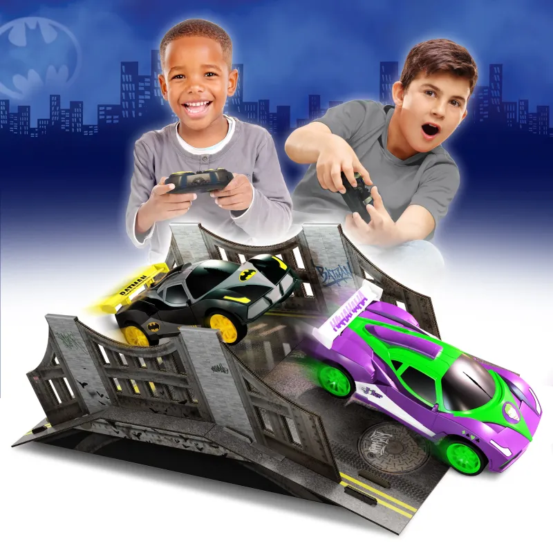 Batman vs The Joker radio control cars 2pcs set, scale 1:28