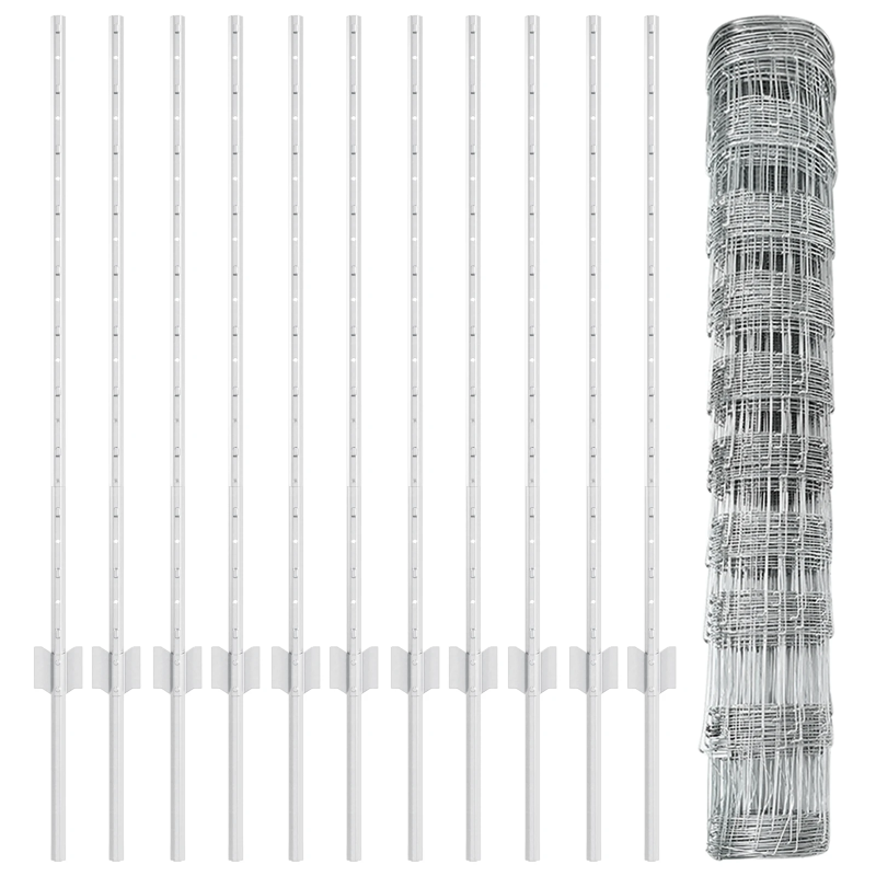 vidaXL Žogs ar stabu Sudraba 1 x 25 m Tērauds