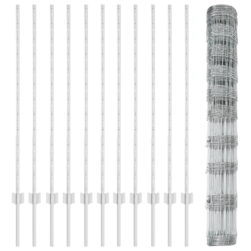 vidaXL Žogs ar stabu Sudraba 1,2 x 25 m Tērauds