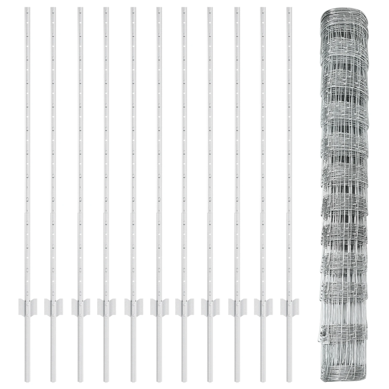 vidaXL Žogs ar stabu Sudraba 1,2 x 25 m Tērauds