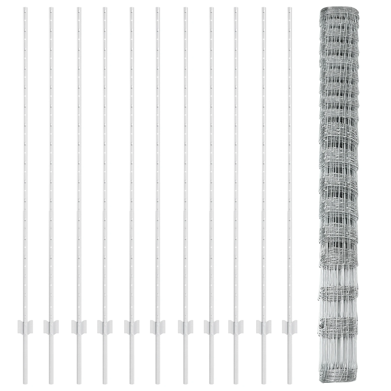 vidaXL Žogs ar stabu Sudraba 1,5 x 25 m Tērauds