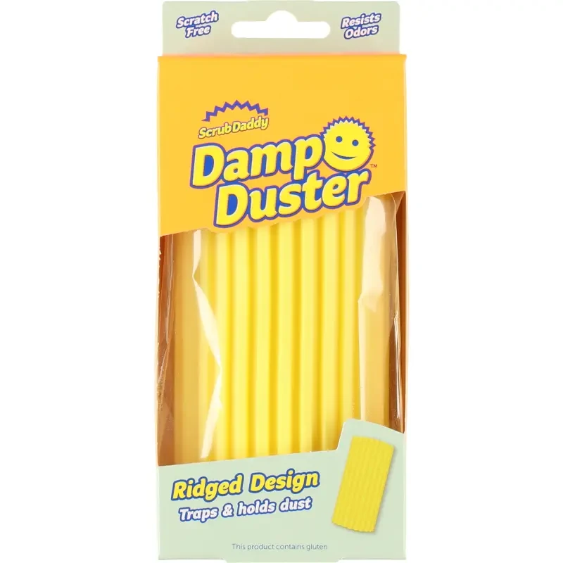 SCRUB DADDY Damp Duster Yellow putekļu savākšanas sūklis