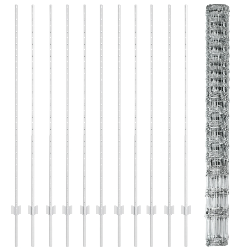 vidaXL Žogs ar stabu Sudraba 1,6 x 25 m Tērauds