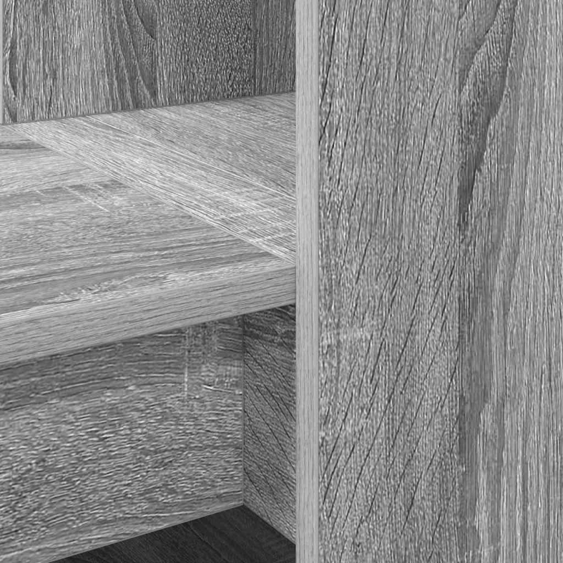 vidaXL Galds Pelēks Sonoma 122 x 67 x 145 cm Inženierijas koks