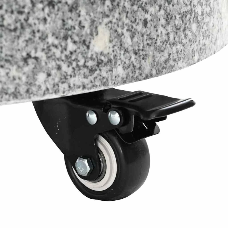 vidaXL Saulessarga pamatne Pelēka 45 x 45 x 45 cm