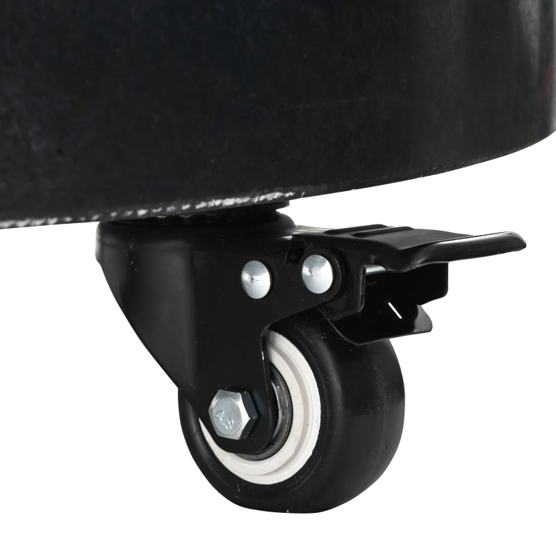 vidaXL Saulessarga pamatne Melna 45 x 45 x 45 cm