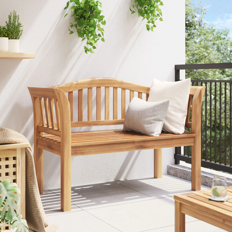 vidaXL sols Brūna 120 x 53,5 x 85 cm Masīvs tīkkoks